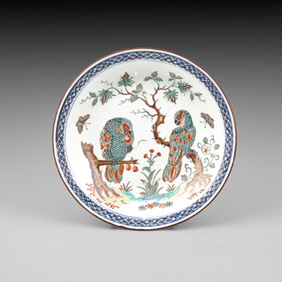 Lot 300 - A Chinese porcelain Dutch-decorated plate