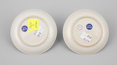 Lot 306 - Two Chinese porcelain saucers