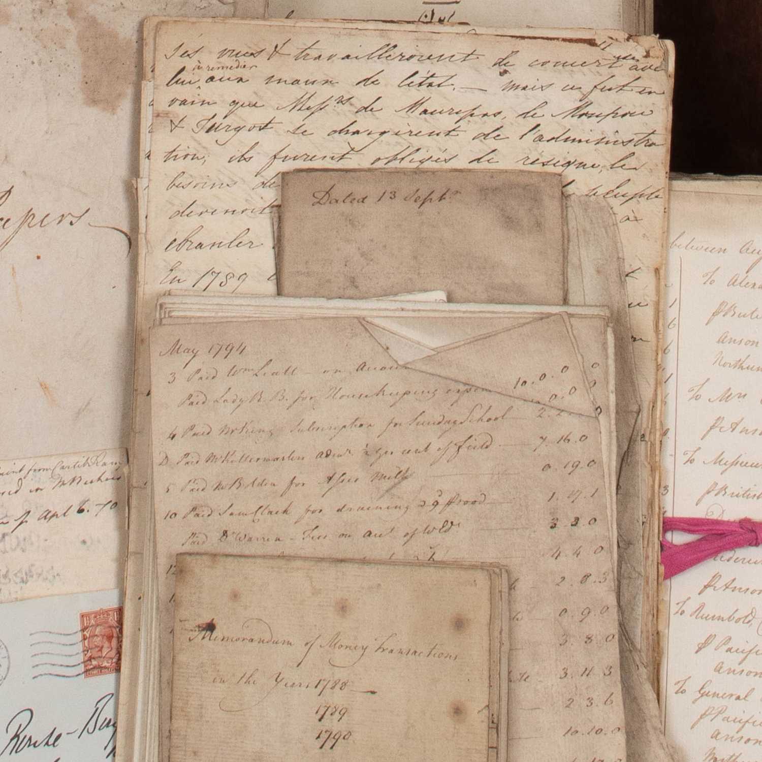Lot [Sir Charles William Rouse Boughton (1747-1821) and the East India Company]