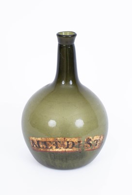 Lot 863 - A 19th Century green glass pharmacy bottle