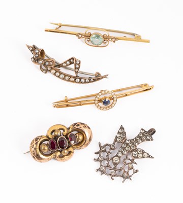 Lot 174 - A collection of Victorian and Edwardian jewellery