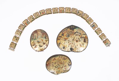 Lot 772 - A collection of finely painted Persian works