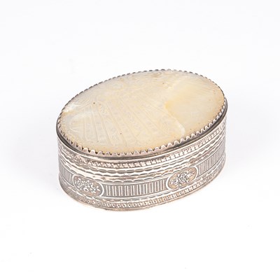 Lot 88 - A Continental white metal box
