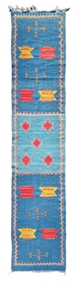 Lot 162 - A kilim and embroidered runner