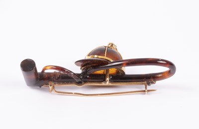 Lot 58 - A Victorian tortoiseshell jockey cap