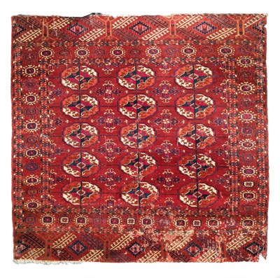 Lot 164 - A Tekke rug of unusual square size