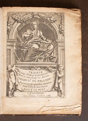 Lot 812 - [Andrea Palladio] Le Muet (Pierre), trans.) Traitte Des Cinq Ordres d'Architecture
