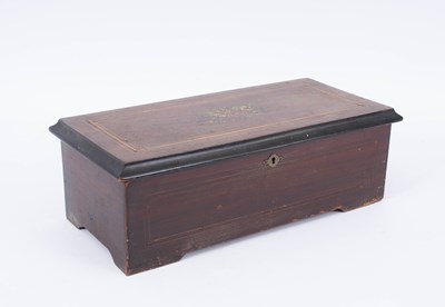Lot 931 - A Swiss musical box playing 8 airs