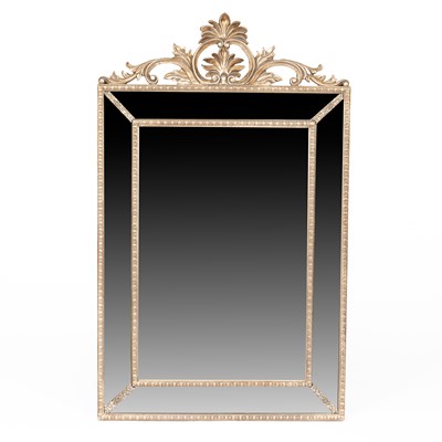 Lot 356 - A modern silvered mirror