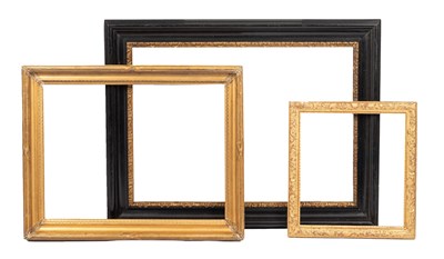 Lot 884 - An ebonised picture frame
