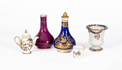 Lot 832 - A group of miniature porcelains