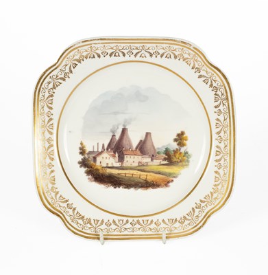 Lot 845 - A Spode porcelain Etruscan shaped plate