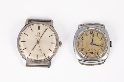 Lot 228 - A stainless steel cased Omega Seamaster wristwatch