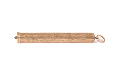 Lot 104 - A textured 14ct gold propelling pencil