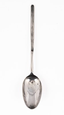 Lot 44 - A George II silver marrow spoon