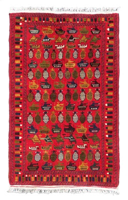 Lot 388 - An Afghan 'War' rug