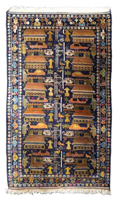 Lot 390 - An Afghan 'War' rug