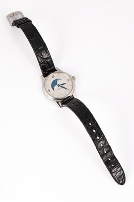 Lot 229 - A lady's Montblanc Bohème Moonphase stainless steel wristwatch
