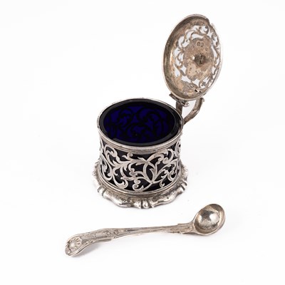 Lot 55 - A Victorian silver mustard pot