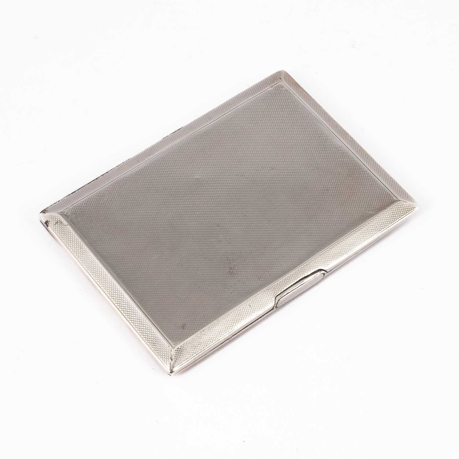 Lot 59 - A silver cigarette case