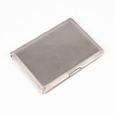 Lot 59 - A silver cigarette case