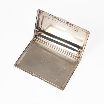 Lot 59 - A silver cigarette case