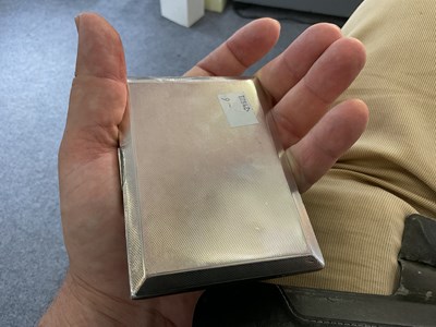 Lot 59 - A silver cigarette case