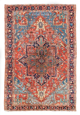 Lot 166 - A Heriz carpet