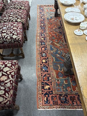 Lot 166 - A Heriz carpet