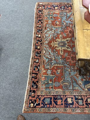 Lot 166 - A Heriz carpet
