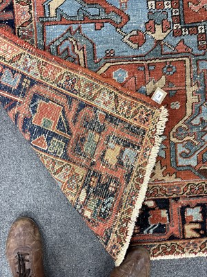 Lot 166 - A Heriz carpet