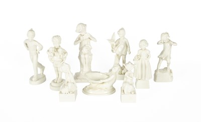 Lot 854 - Nine assorted figures Royal Worcester