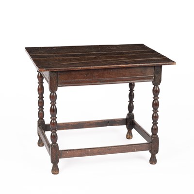 Lot 339 - A Charles II oak table