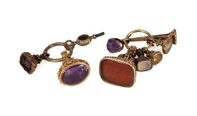 Lot 114 - A small group of 19th Century seal fobs