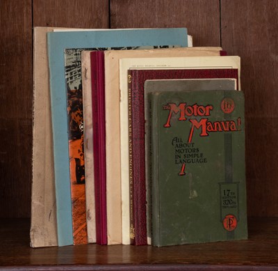 Lot 761 - [Vintage & Veteran Car Manuals, etc.]