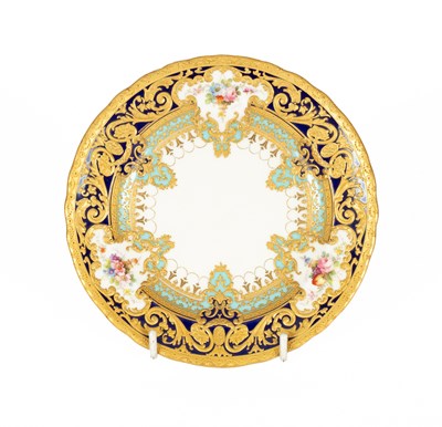 Lot 815 - A Royal Crown Derby saucer from the Judge Gary Service