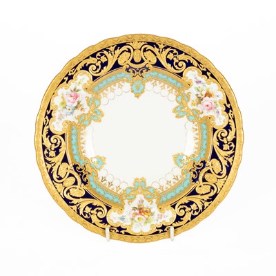 Lot 816 - A Royal Crown Derby soup plate from the Judge Gary Service