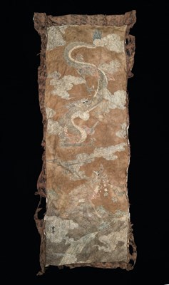 Lot 262 - A 19th Century Japanese embroidered panel