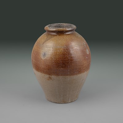 Lot 626 - A London saltglaze stoneware drug jar or storage jar