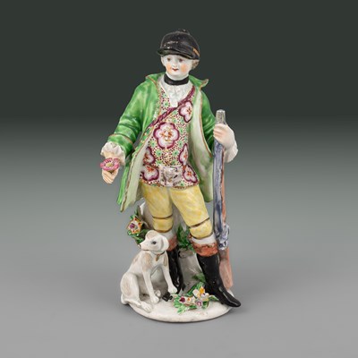 Lot 632 - A Bow figure of a sportsman