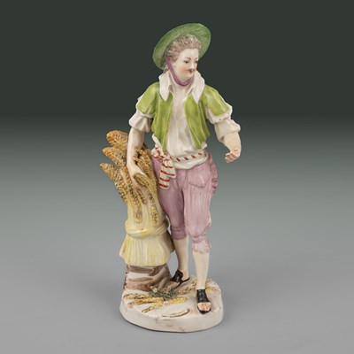 Lot 639 - A Vienna figure of a harvester