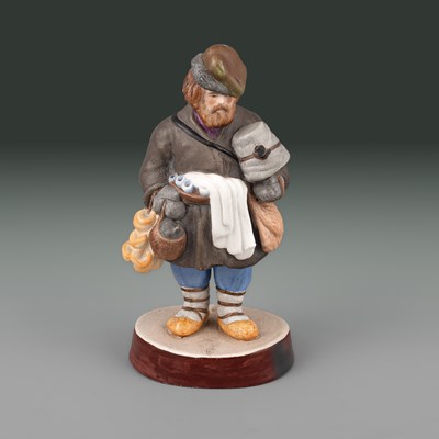 Lot 641 - A Russian figure of a tea seller