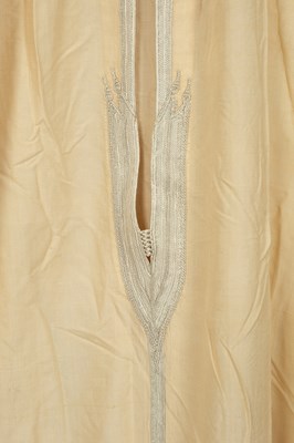 Lot 337 - A Moroccan cream fabric Gandoura or Thobe