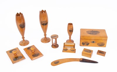 Lot 924 - A collection of Mauchline Ware