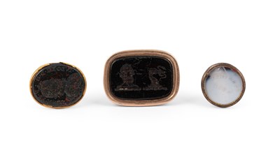 Lot 61 - Three small seal fobs