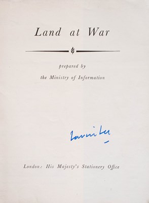 Lot 854 - Laurie Lee (1914-1997): An important literary and Cotswold cultural archive