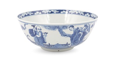 Lot 205 - A Chinese blue and white bowl