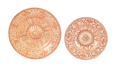 Lot 99 - Two Hispano-Moresque lustre dishes