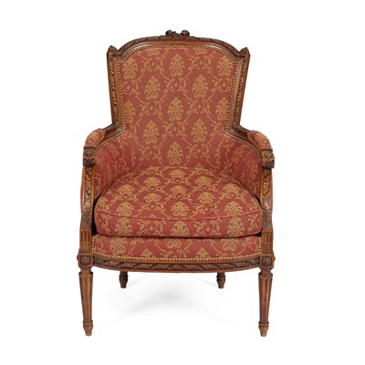 Lot 517 - A Louis XVI style armchair