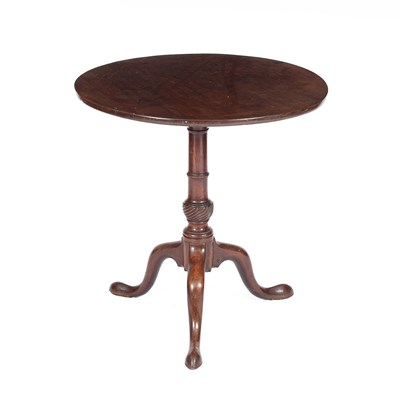 Lot 519 - A George III mahogany tripod table
